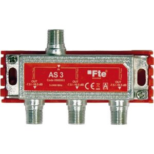 Partitore 3 OUT 1 IN Attacco F DC Pass